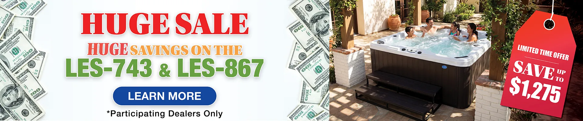 Calspas hot tub being used in a family setting - Gilbert